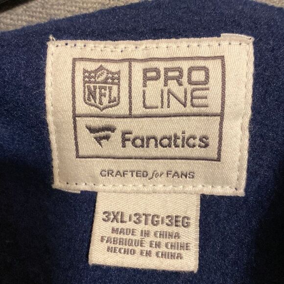 Denver Broncos NFL Fanatics Pro Line Zip Up Hoodie/Jacket Size 3XL - Picture 3 of 10